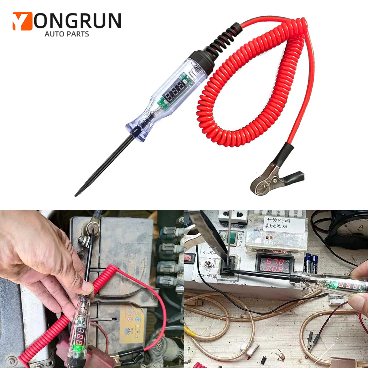 Circuit Test Pencil - Testeur de Circuit automobile 6V-24V/5V-90V, outil